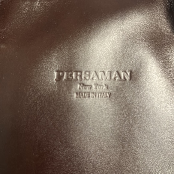 Perfect Persaman Made in Italy Dark Brown Bag! - Picture 2 of 13